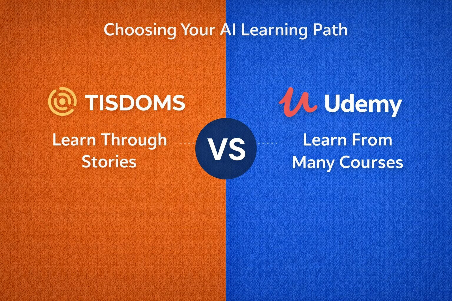 Udemy vs Tisdoms AI Courses
