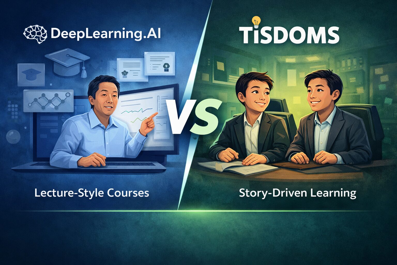 DeepLearning.AI vs Tisdoms AI Courses