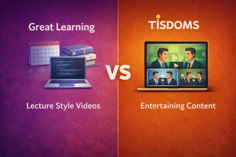Great Learning vs Tisdoms AI Courses